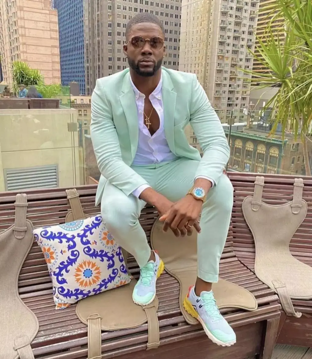 Casual Summer Stylish Notch Lapel Men Suits New Costume Homme Tuxedo Groom Wedding Slim Fit Terno Masculino Blazer 2 Pcs mens suit