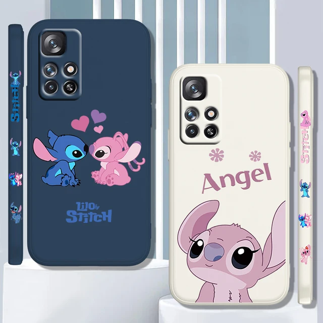 Coque pour Nothing Phone 1 Officielle de Disney Angel & Stitch Bisou - Lilo  & Stitch