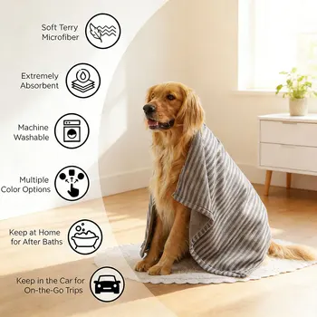 Extra Large Microfiber Pet Towel 4