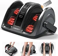 Foot  Machine with Heat & Remote, Single Hand Handle, 3-Heating for Circulation and Pain Relief, Deep Kneading R 1