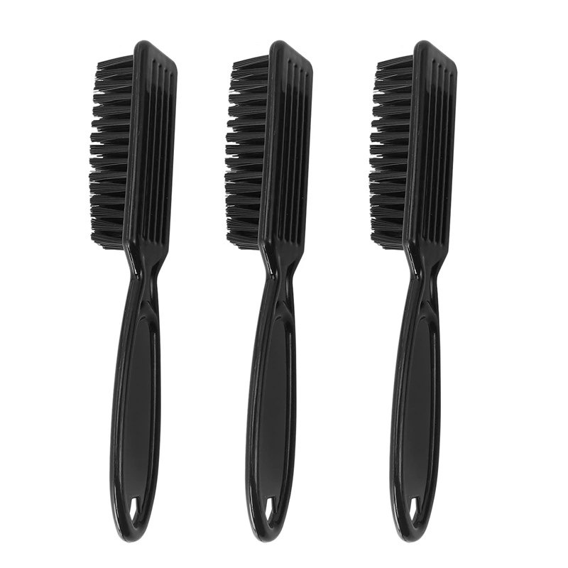 

12Pcs Fade Brush Comb Scissors Cleaning Brush Barber Shop Skin Fade Vintage Oil Head Shape Carving Cleaning Brush
