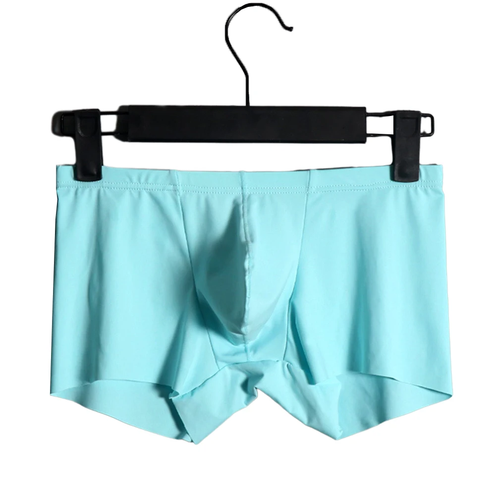 thumbnail image 2 of Ausing Men's String Tie Side Briefs - Adjustable Silk Bulge Pouch Bikini Underwear 2 of 9