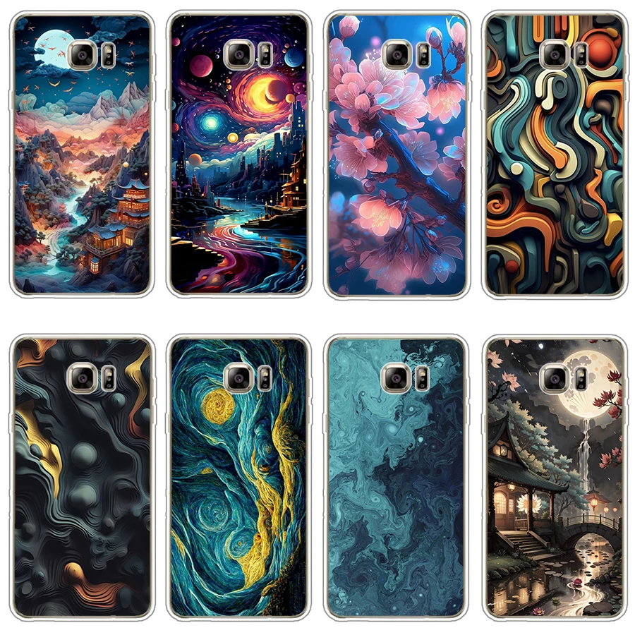 2 Per Galaxy Note 4 /Note 5/Note 8/Note 9/Note Fe Custodia Tpu Custodia Protettiva In Silicone Morbido
