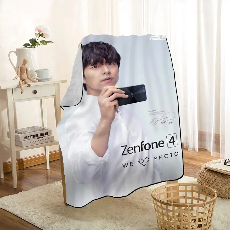New Arrival Gong Yoo KPOP Blankets Printing Soft Blanket Throw On Home/Sofa/Bedding Portable Adult Travel Cover Blanket 0824 6