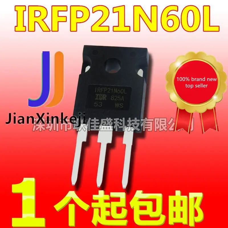 

10 шт., 100% оригинальная новая фотовспышка, IRFP21N60L IRFP21N60 21A 600V TO-247 N-channel MOS tube