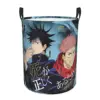 Megumi Besto Friendo Jujutsu Kaisen Sukuna Anime Foldable Laundry Baskets Dirty Clothes Home Organizer Large Bucket For Home Kid 1
