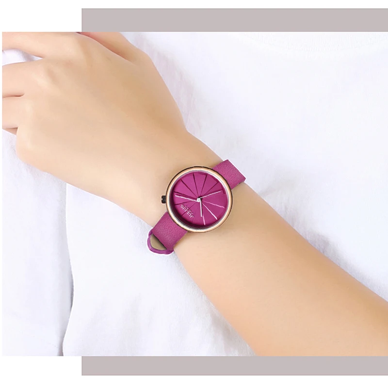 Julius Women's Watch Japan Quartz Hours Fashion Dress Bracelet Real Leather Retro Simple Valentine Girl's Birthday Gift Box 5