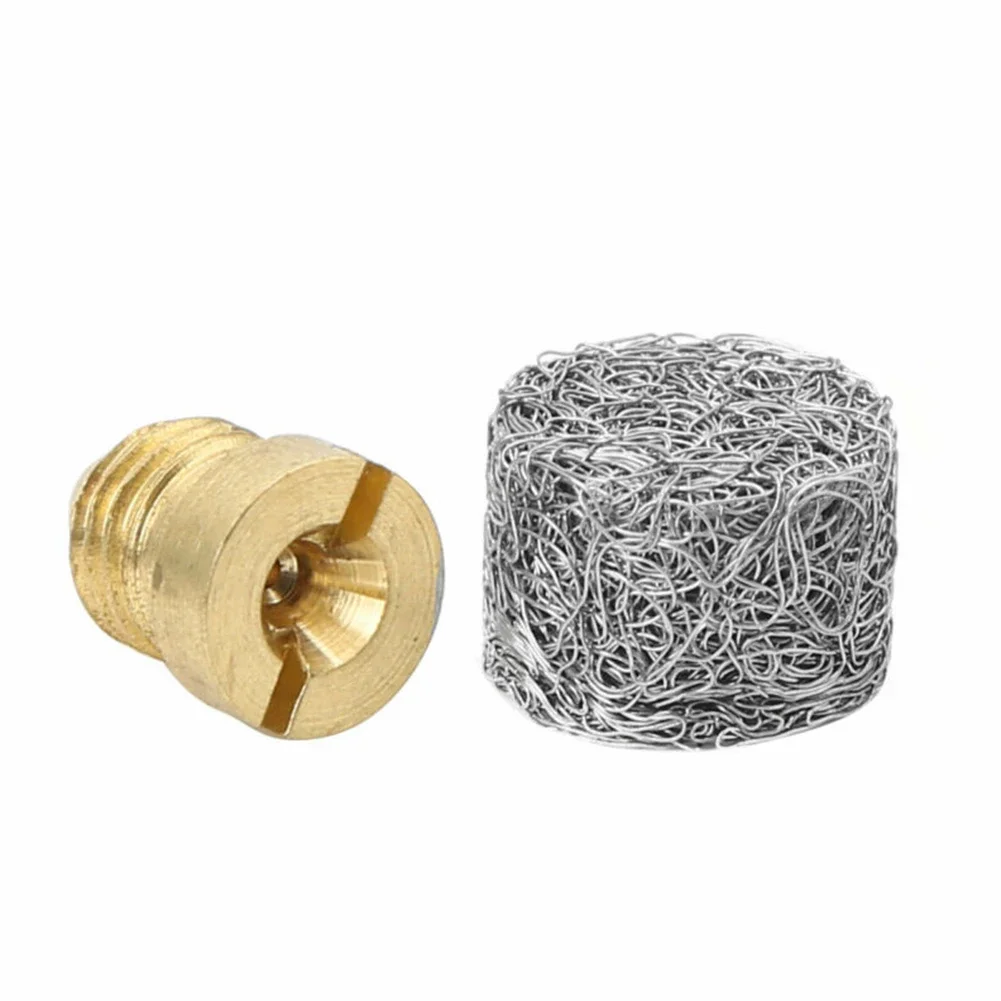Universal Brass 1.0mm/1.1 Mm Thread Snow Foam Orifice Nozzle Tips + Foam Maker For Snow Lance Stainless Steel Lances