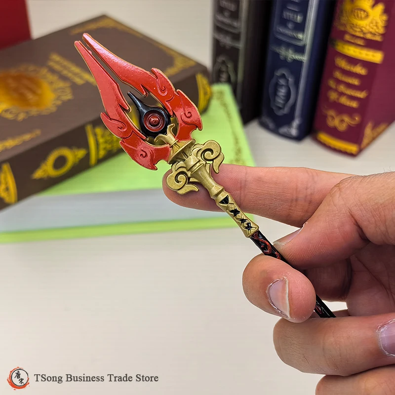 Game Peripheral Genshin Impact Weapon Replica Miniature Metal Model Anime Merch Accessories Keyring Polearm Sword Claymore Spear