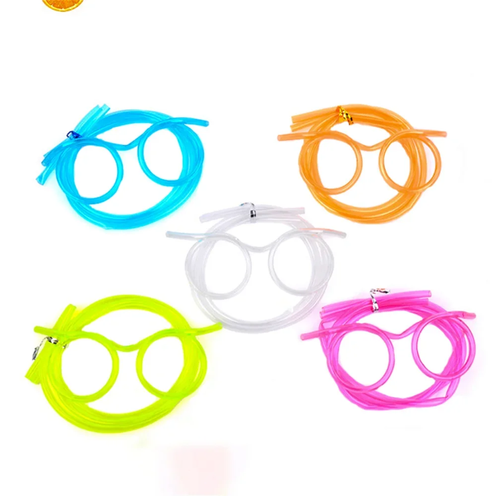 Drinking straws Straw Glasses Flexible PVC Drinking Straws Kids Party Bar Supplies Accessories Creativity Toy