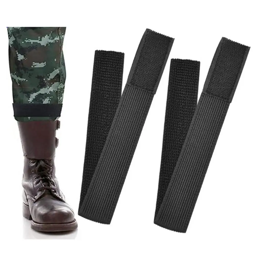 Trousers Blouses Straps 6X Elastic Boot Bands Straps With Hook And Loop Polyester Nylon Adjustable Cowboy Boot Straps