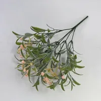 Artificial Flowers UV Resistant Fake Flower Plastic Babysbreath Plants for Garden Porch Window Box Home Decoration Outdoor 3