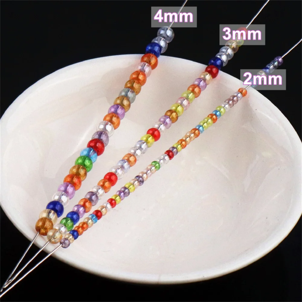 Vibrant Oling Transparent Glass Seed Beads for DIY Jewelry and Accessories