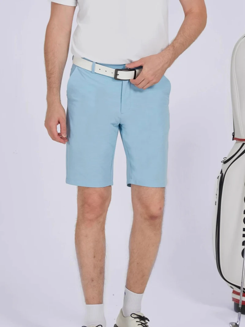 Golf Shorts Mens Summer Slim Fit Baseball Golf Shorts Sweatpants Elastic Sports Wear Fast Dry Casual Trousers
