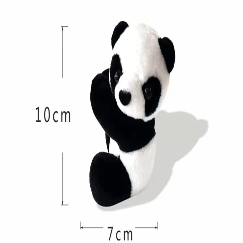 1X 10CM Panda Decoration Toy , Clip Holder Panda Plush Doll
