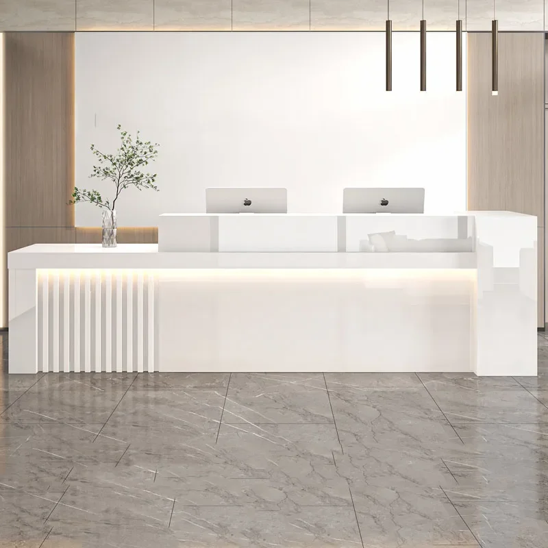 Clothing Store Counter Motion Desk Bellezza Reception Tables Folding Wall Table Desks Cash Register Design Atril Office Hallway