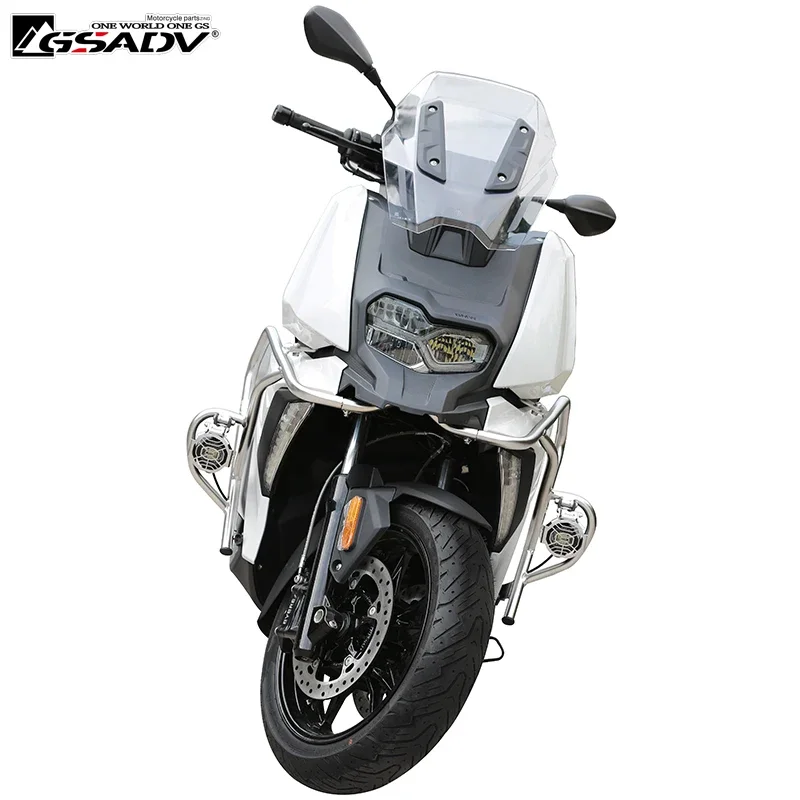 여행용 대용량 오토바이 트렁크 박스, 범용 오토바이 테일박스, 스틸 브래킷 포함 탑 케이스, BMW C400X 용, 40L, 43L