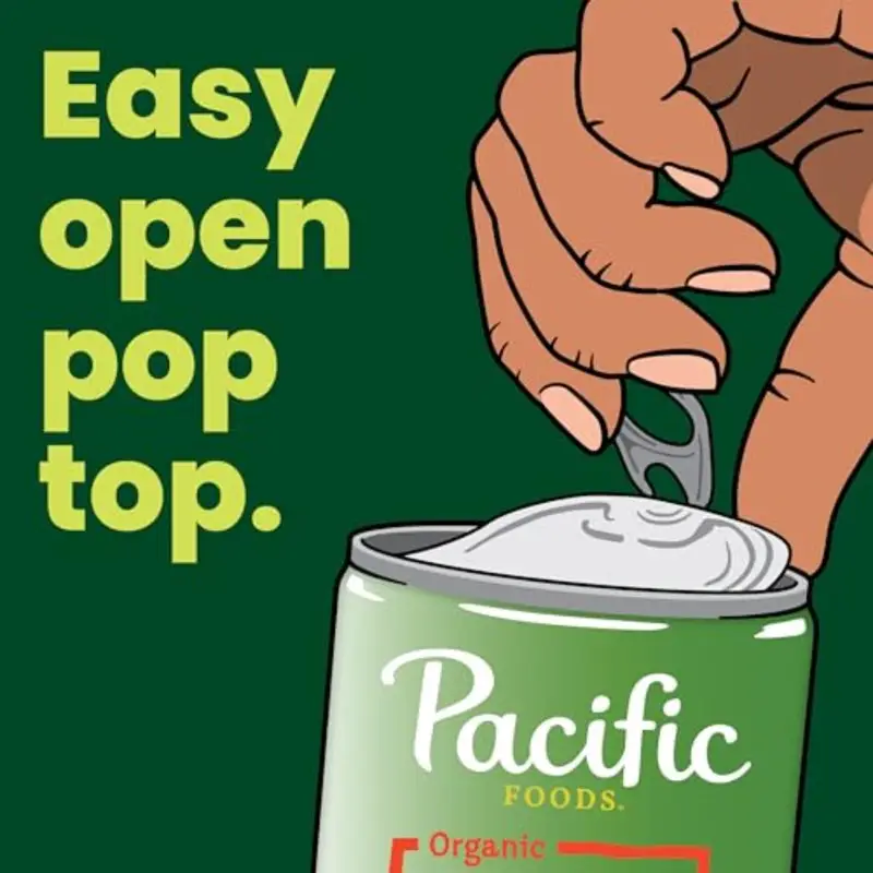 Pacific Foods Organic Chicken Noodle Soup 16.1 oz Can Pack of 12 - Image 5