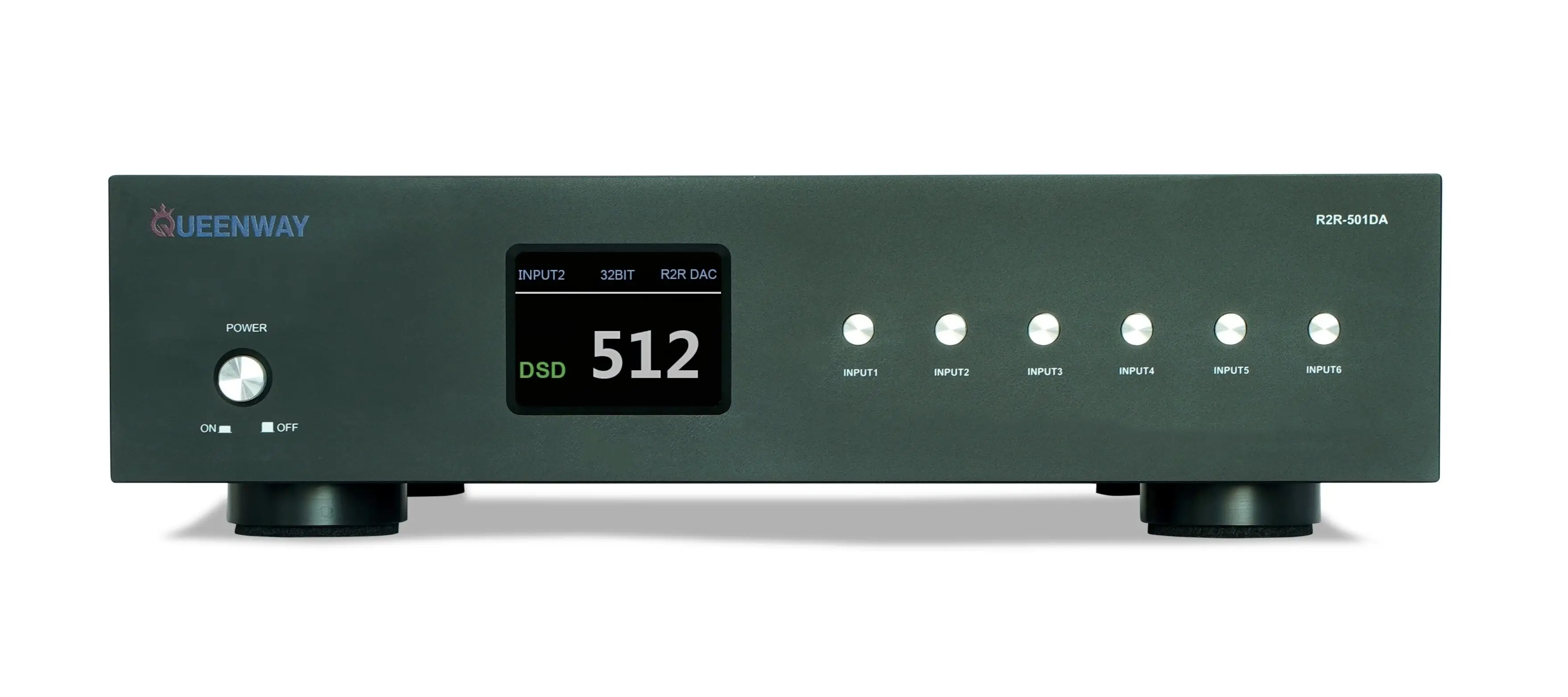 Queenway R2R-501Da R2R Dac Iis I2S Rj45 Hd-Mi(8 Tipi Di Ordine Di Linea) Ingresso 32Bit 384Khz Dsd512 Senza Controllo Del Volume