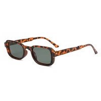 Lunettes de soleil rectangulaires de luxe pour femmes, ovales, vintage, de marque, carrées, protection UV400, pour hommes et femmes, anti-reflets 3