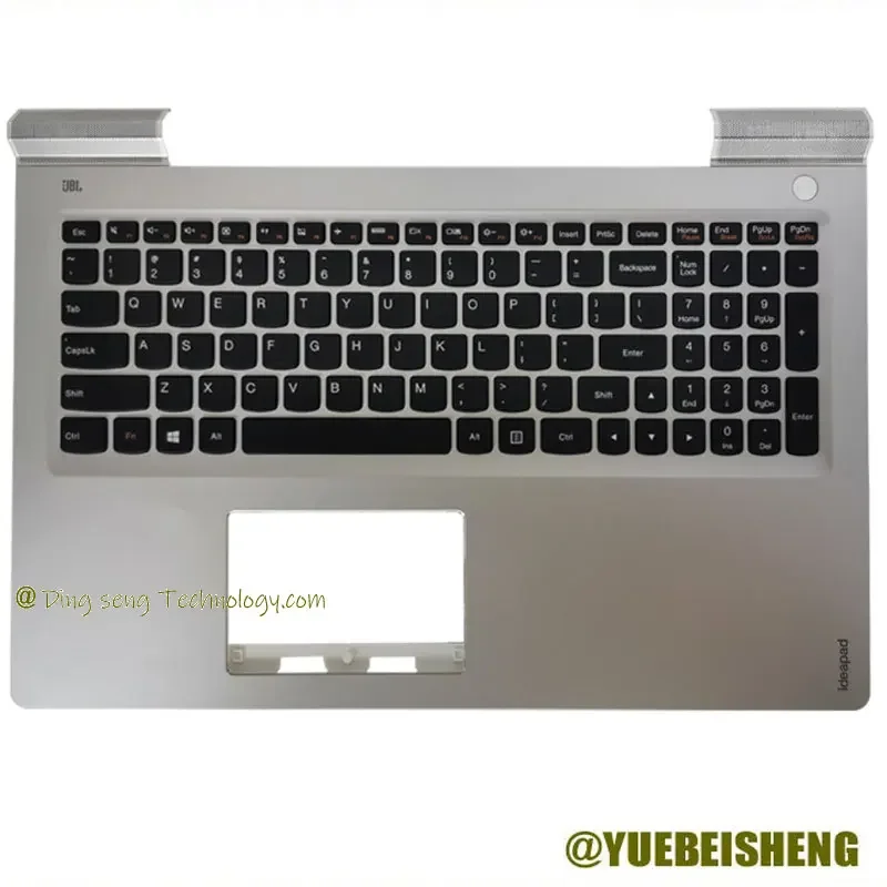 

YUEBEISHENG New/org For Lenovo ideapad 700-17 700-17ISK palmrest US keyboard Upper cover Upper case 5CB0K93616