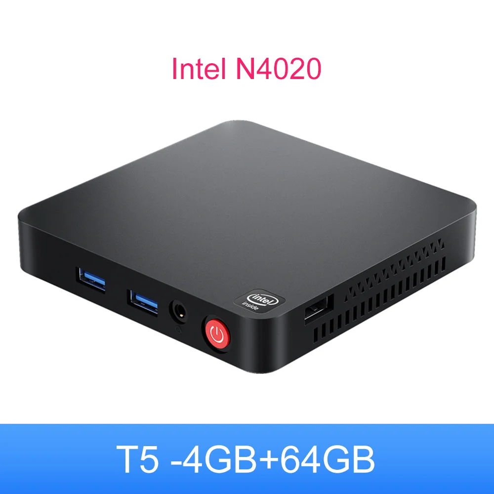 Beelink T5 Intel N4020搭載ミニPC Win 11 Pro 4GB EMMC 64GB 2.4G/5G
