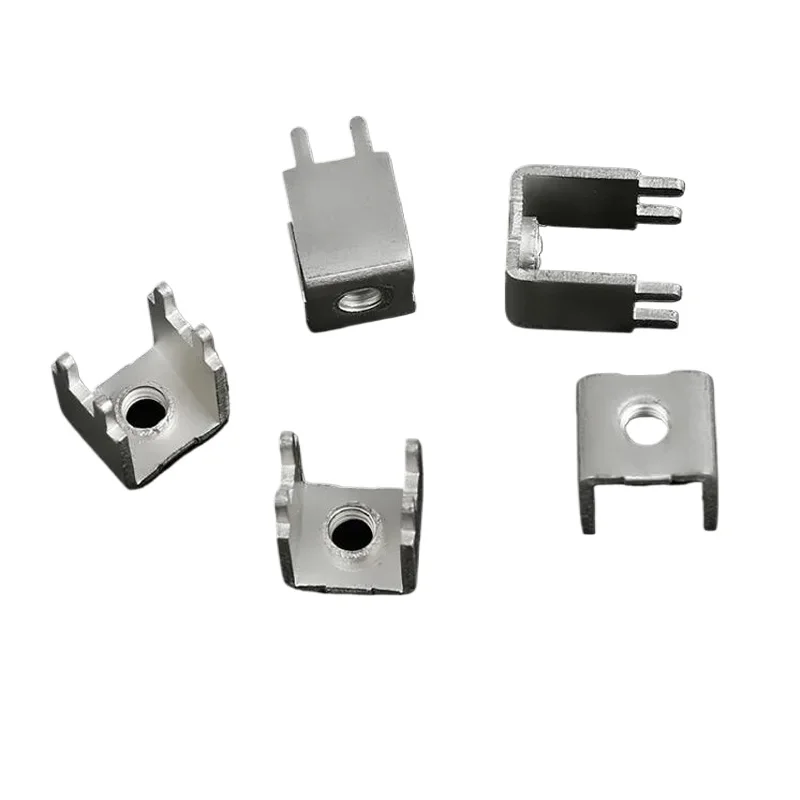 50PCS U Type Power Type Copper Terminal Hardware Stamping Parts Circuit Board Connector PCB-1037 M4 Welding Terminal