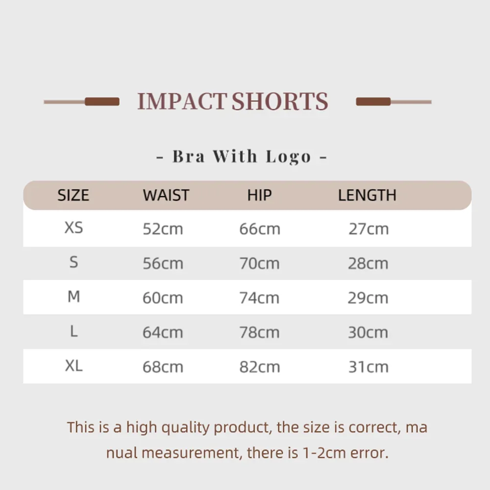 Impact Shorts with Logo 4.5'' Low Waist Seamless Yoga Shorts Scrunch Bum Gym Shorts Workout Biker Short Stretch Fitness Short 2