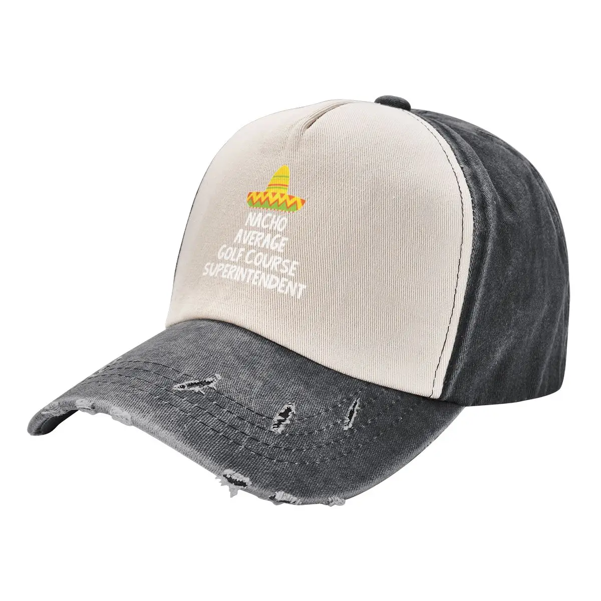 

Golf Course Superintendent - Nacho Average Design Baseball Cap Fashion Beach Rave Women's Golf Clothing Men's