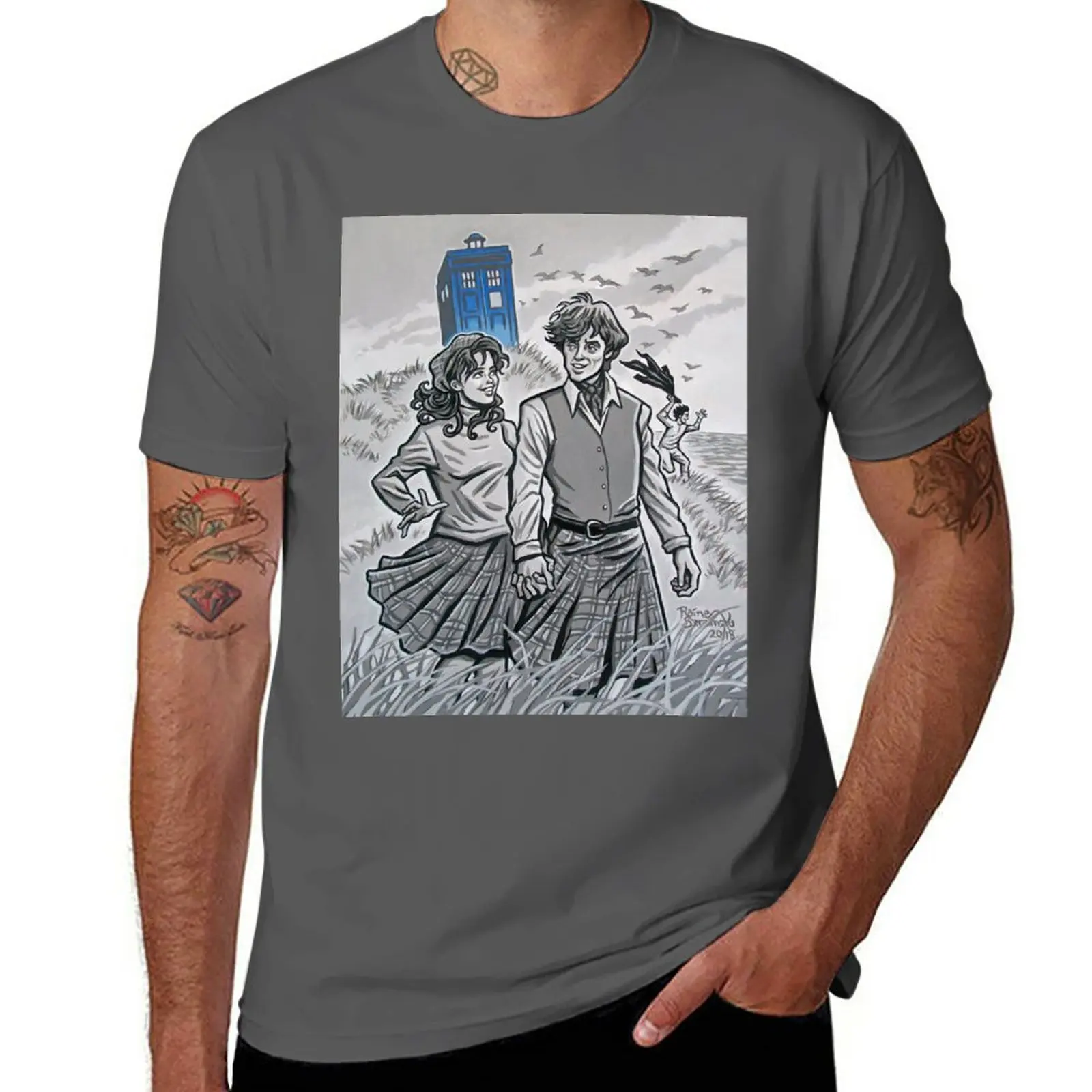 New Jamie and Victoria T-Shirt plus size tops custom t shirts design your own Oversized t-shirt Men's t shirts