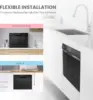 Countertop Dishwasher,Energy Star Portable,6 Place Settings & 8 Washing Programs,Speed,Baby-Care,ECO& Glass,Dorm,RV& Apartment 3