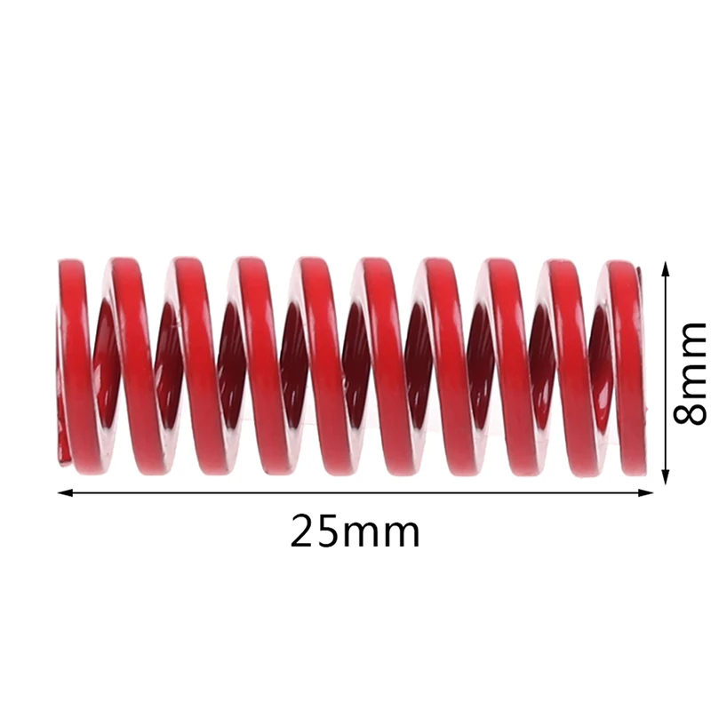 1 pcs red pressure compression spring loading die mold 8mm x 25mm