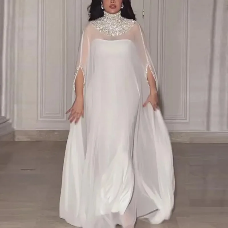 

Африканские платья для женщин Boubou Africa Femme 2023 одежда Дашики со стразами платья с длинным рукавом из Анкары женское платье