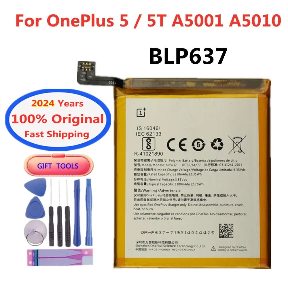 

Аккумулятор для OnePlus 5 One Plus 5T A5010, 2024 мАч