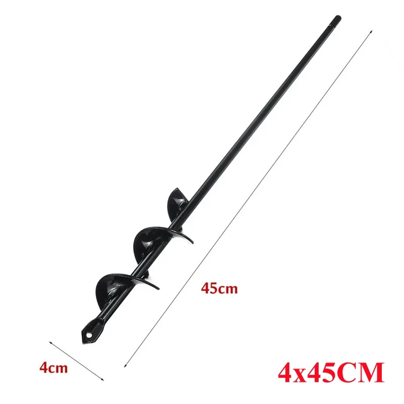 Versatile DIY Carbon Steel Garden Auger and Planting Drill Bit