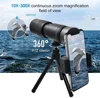 Zoom 10-300x30 Portable High Power Monocular Telescope with Tripod&Phone Holder for Bird Watching 2