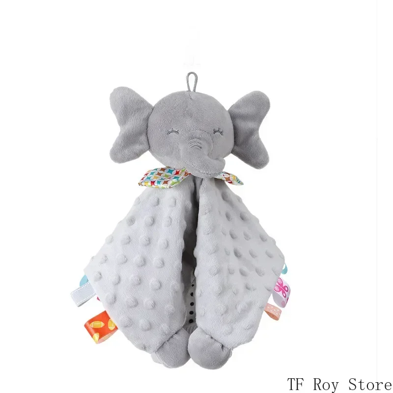 Newborn Baby Comforter Sleeping Dolls Soft Plush Animal Pacifier Towel Sleep Toy Soother Appease Towel Blanket Handkerchief