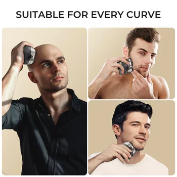Head Shaver for Bald Men Magnetic Electric Razor for Men IPX7 Waterproof Rechargeable Beard Shavers 11