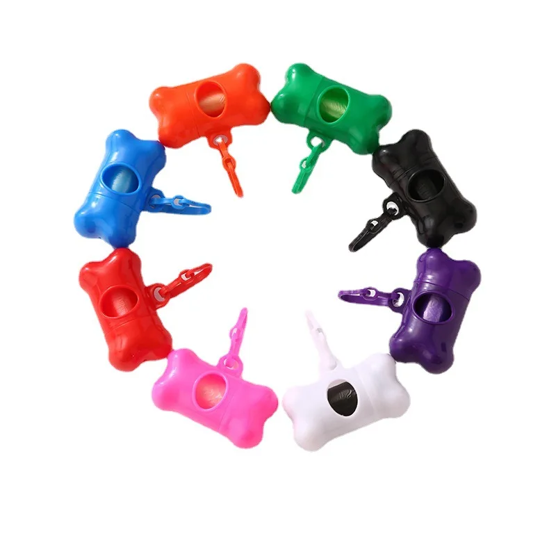 

Bone Shaped Poop Bag Dispenser, Pet Dog Waste Bag Holder, Plastic Garbage Bag Dispenser, Carrier Case, Disposal Bag, 1Pc