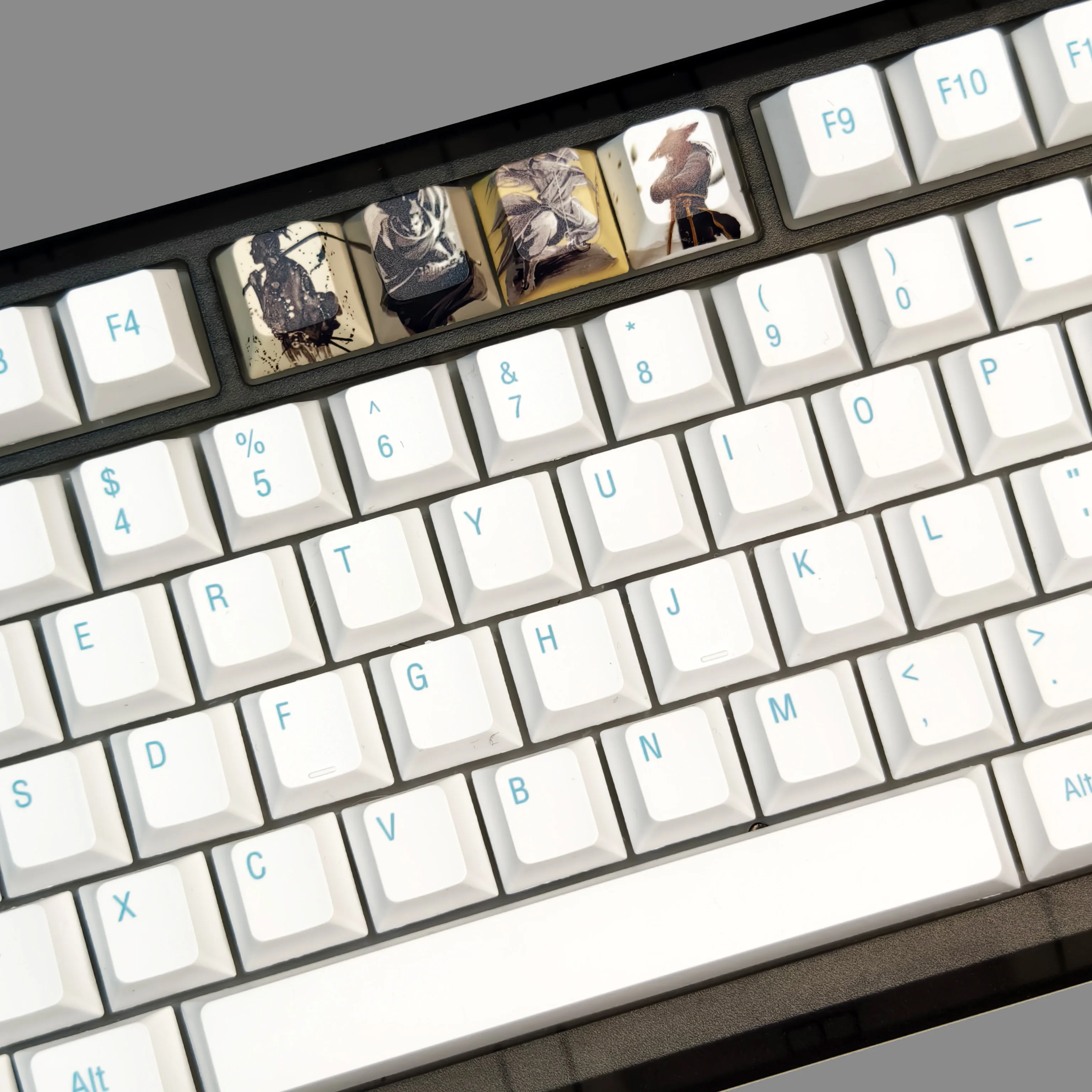 4pcs-Keycap-5-Sided-Dye-Sublimation-PBT-keycap-Knight-Style-Custom ...