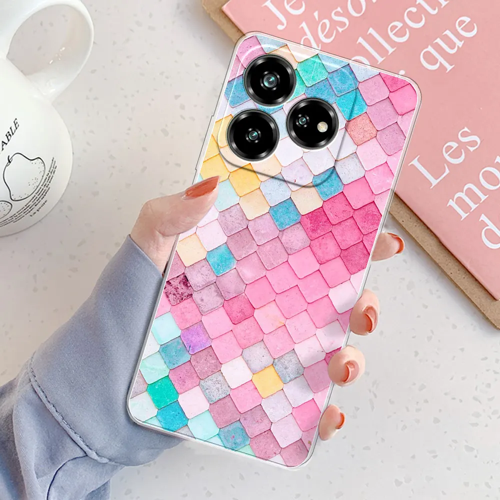 ESTH® Cover per ZTE Axon 60 Lite 4G con Custodia per