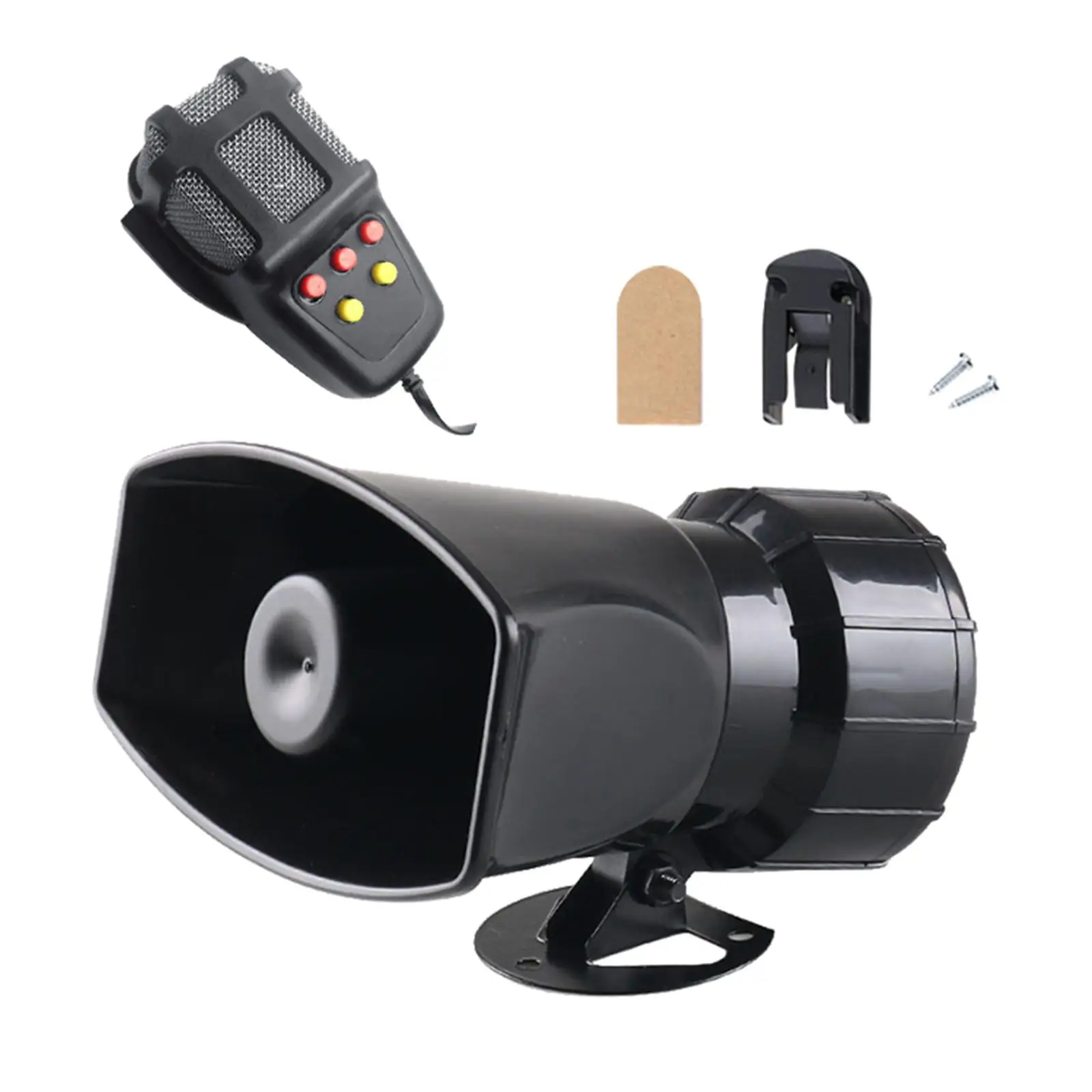Generic Car Siren Speaker 12V 5 Tone Sound for Automotive Boat Lorry