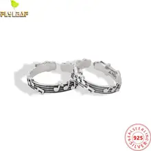 

925 Sterling Silver Musician Couple Rings For Women Men Romantic Musical Note Open Ring Fine Jewelry