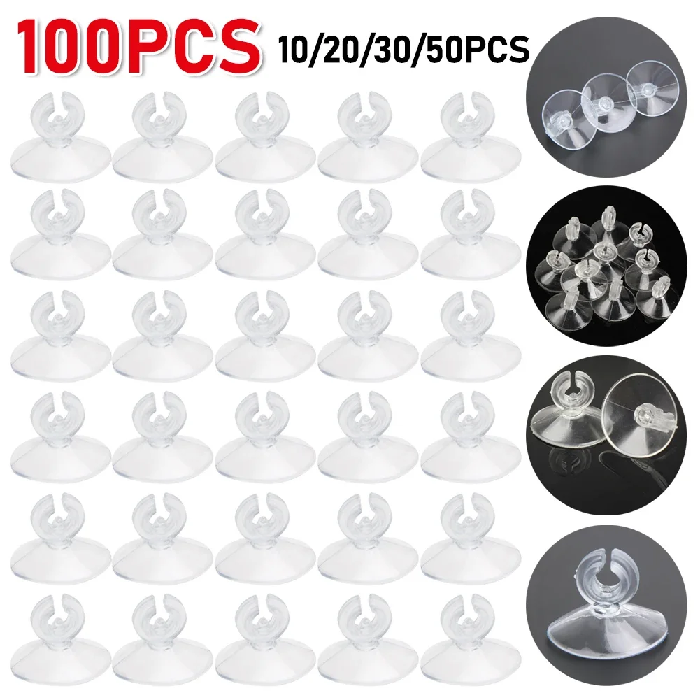 Aquarium clip holders 10-100pcs Suction Cup for Fish Tank Air Tube