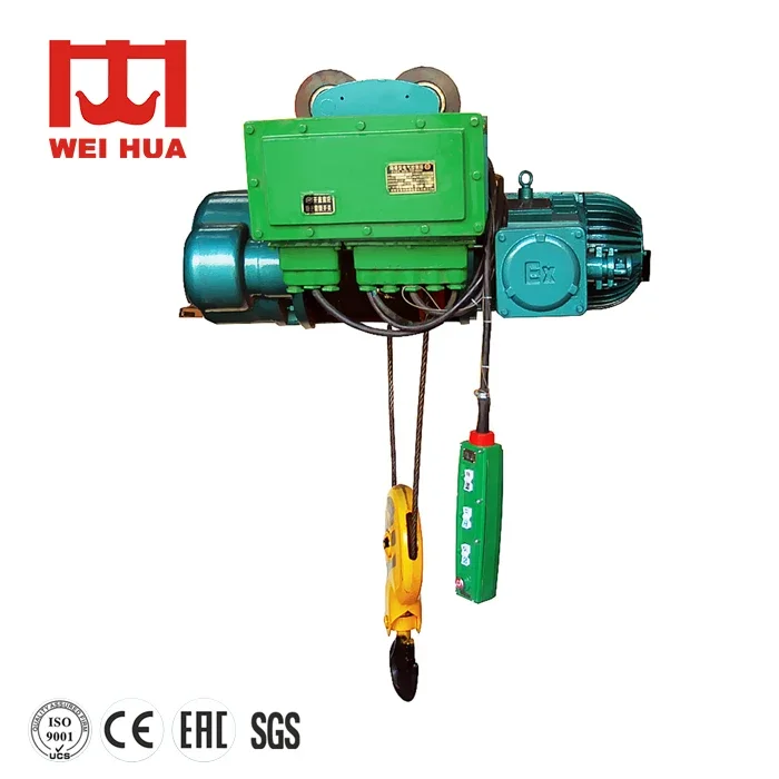 Weihua crane MD Hoist wire rope Electric Hoist double speed 1 ton 2 ton 5