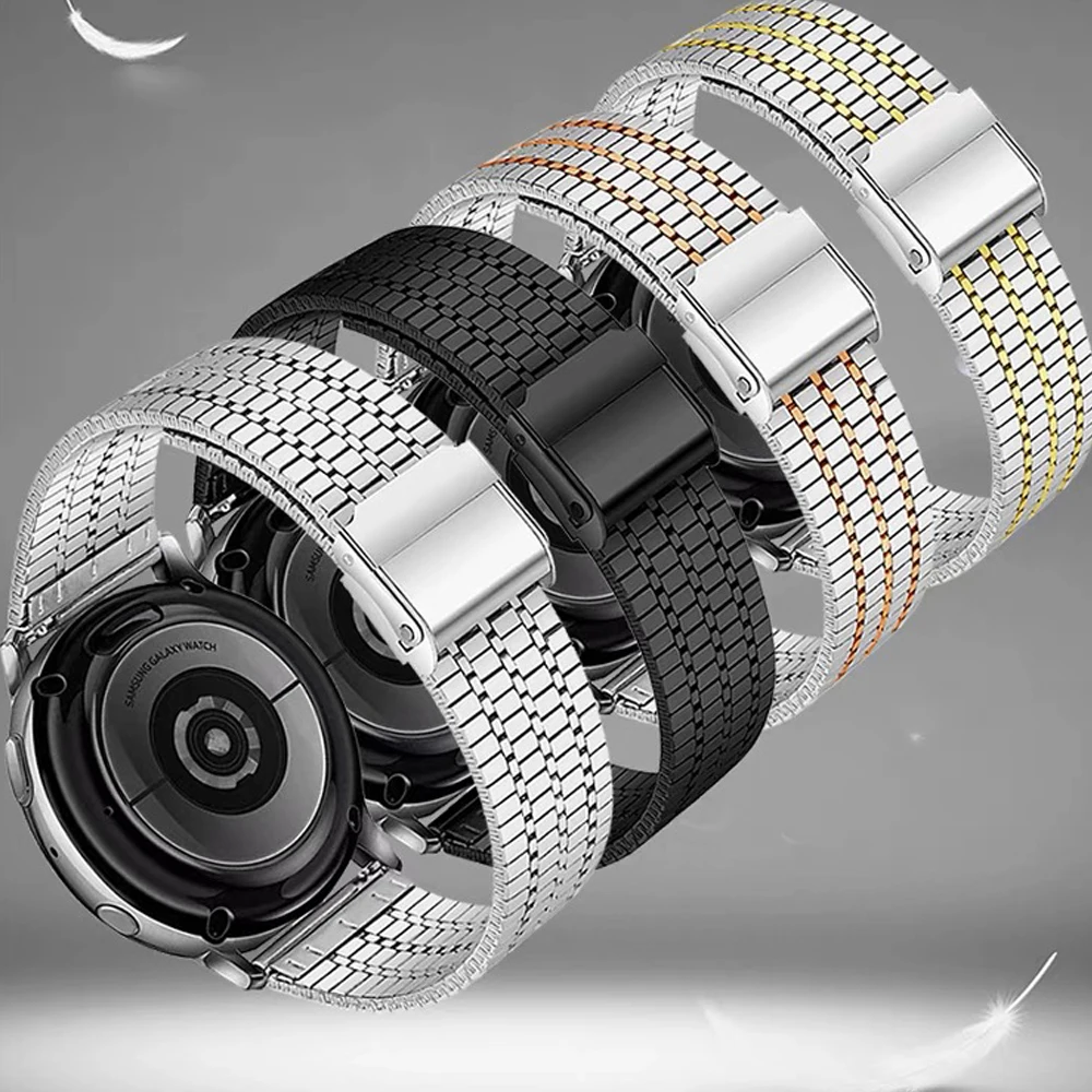 Premium Stainless Steel Watch Strap - 20mm/22mm Adjustable Band