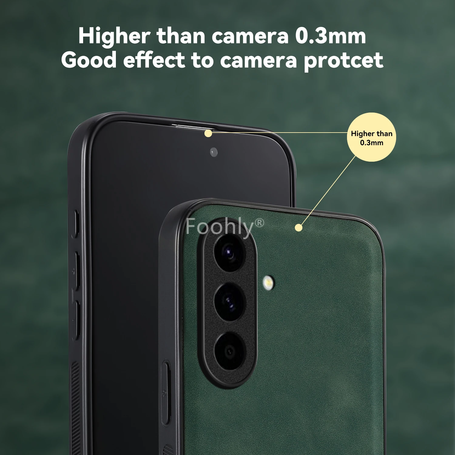 Nubuck Leather Shockproof Magnetic Protective Phone Case Cover