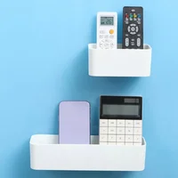 Wall Mounted Organizer Makeup Table Storage Box Shelf Adhesive Hanger kitchen Bathroom Storage Rack Drawer Organizer Container 1