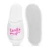 "Twenty One" Printed Cozy Plush Slippers,Perfect For 21st Birthday Party, Girlfriend Birthday Gifts & Gifts for Daughters 5