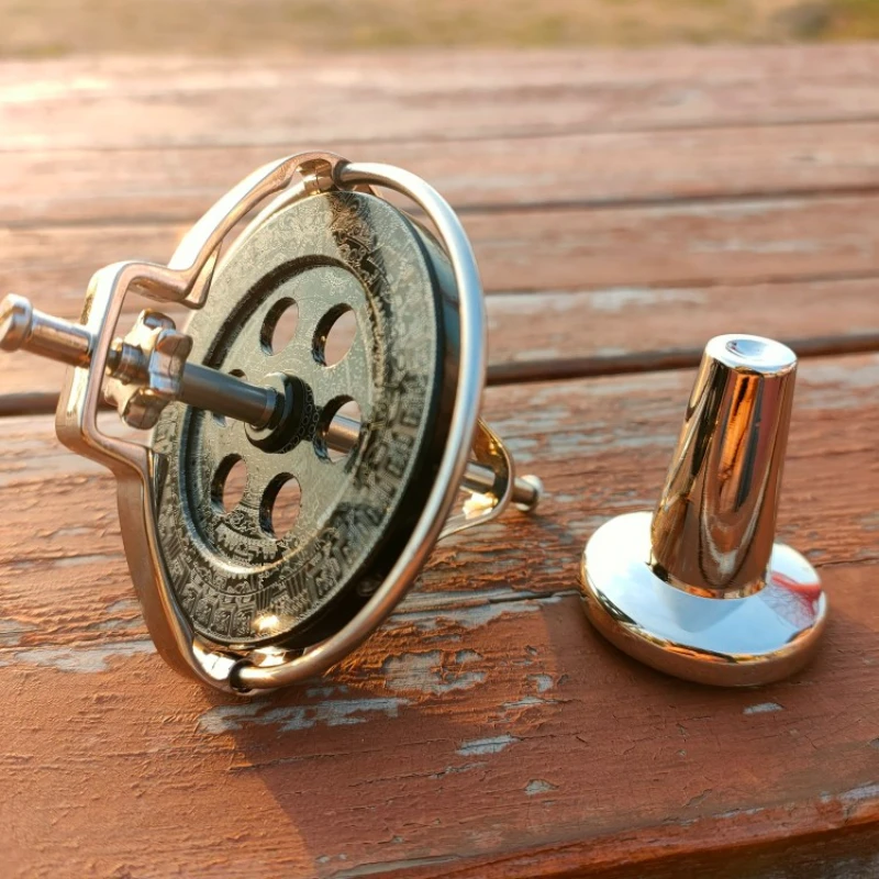 Physical science black technology precision gyroscope angular momentum anti-gravity balance gyroscope metal machinery technology